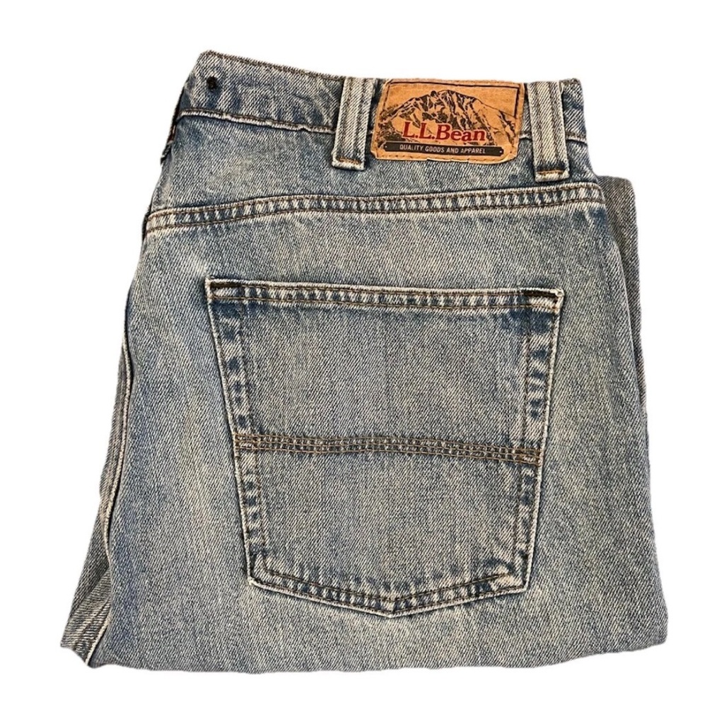 L.L. Bean Men's Straight Jeans - Light Blue